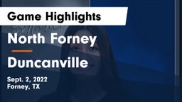 North Forney  vs Duncanville  Game Highlights - Sept. 2, 2022