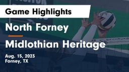 North Forney  vs Midlothian Heritage  Game Highlights - Aug. 15, 2023
