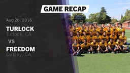 Recap: Turlock  vs. Freedom  2016