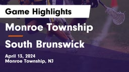 Monroe Township  vs South Brunswick  Game Highlights - April 13, 2024