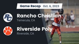 Recap: Rancho Christian  vs. Riverside Poly  2023