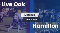 Matchup: Live Oak  vs. Hamilton  2018