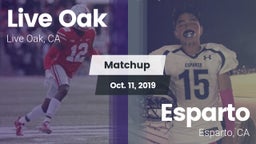 Matchup: Live Oak  vs. Esparto  2019