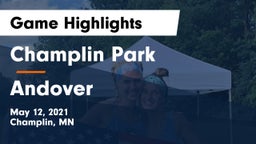 Champlin Park  vs Andover  Game Highlights - May 12, 2021