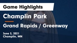 Champlin Park  vs Grand Rapids / Greenway Game Highlights - June 3, 2021