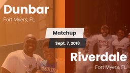 Matchup: Dunbar  vs. Riverdale  2018