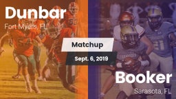Matchup: Dunbar  vs. Booker  2019