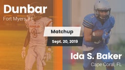 Matchup: Dunbar  vs. Ida S. Baker  2019