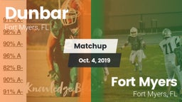Matchup: Dunbar  vs. Fort Myers  2019