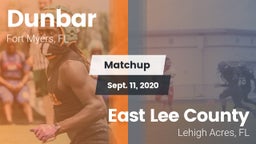 Matchup: Dunbar  vs. East Lee County  2020