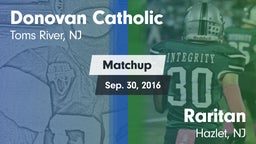 Matchup: Donovan vs. Raritan  2016
