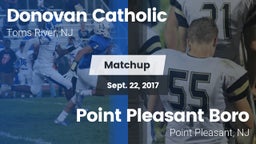 Matchup: Donovan vs. Point Pleasant Boro  2017