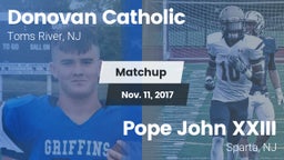 Matchup: Donovan vs. Pope John XXIII  2017