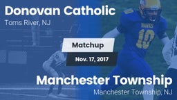 Matchup: Donovan vs. Manchester Township  2017