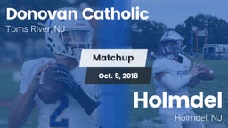 Matchup: Donovan vs. Holmdel  2018