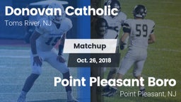 Matchup: Donovan vs. Point Pleasant Boro  2018