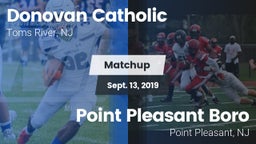 Matchup: Donovan vs. Point Pleasant Boro  2019