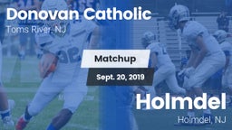 Matchup: Donovan vs. Holmdel  2019