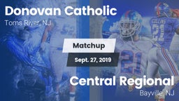 Matchup: Donovan vs. Central Regional  2019