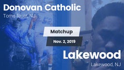 Matchup: Donovan vs. Lakewood  2019