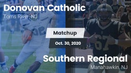 Matchup: Donovan vs. Southern Regional  2020