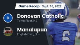 Recap: Donovan Catholic  vs. Manalapan  2022