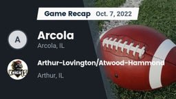 Recap: Arcola  vs. Arthur-Lovington/Atwood-Hammond  2022
