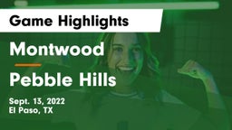 Montwood  vs Pebble Hills  Game Highlights - Sept. 13, 2022