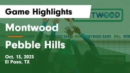 Montwood  vs Pebble Hills  Game Highlights - Oct. 13, 2023