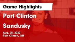 Port Clinton  vs Sandusky  Game Highlights - Aug. 25, 2020