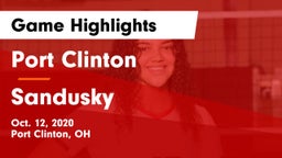 Port Clinton  vs Sandusky  Game Highlights - Oct. 12, 2020