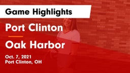 Port Clinton  vs Oak Harbor  Game Highlights - Oct. 7, 2021