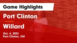 Port Clinton  vs Willard  Game Highlights - Oct. 4, 2022