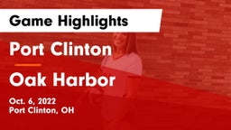 Port Clinton  vs Oak Harbor  Game Highlights - Oct. 6, 2022