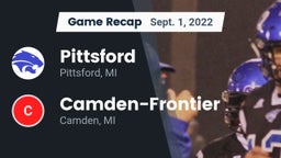 Recap: Pittsford  vs. Camden-Frontier  2022