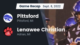 Recap: Pittsford  vs. Lenawee Christian  2022
