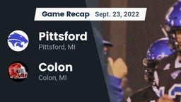Recap: Pittsford  vs. Colon  2022