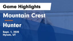 Mountain Crest  vs Hunter  Game Highlights - Sept. 1, 2020
