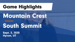Mountain Crest  vs South Summit  Game Highlights - Sept. 3, 2020