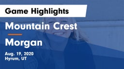 Mountain Crest  vs Morgan  Game Highlights - Aug. 19, 2020