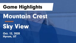 Mountain Crest  vs Sky View  Game Highlights - Oct. 12, 2020