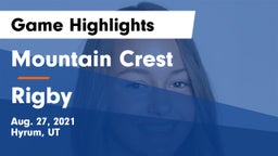 Mountain Crest  vs Rigby  Game Highlights - Aug. 27, 2021