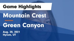 Mountain Crest  vs Green Canyon  Game Highlights - Aug. 28, 2021