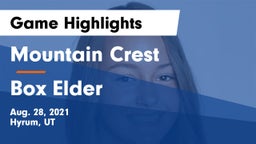 Mountain Crest  vs Box Elder  Game Highlights - Aug. 28, 2021