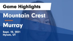 Mountain Crest  vs Murray  Game Highlights - Sept. 10, 2021