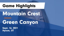 Mountain Crest  vs Green Canyon  Game Highlights - Sept. 16, 2021