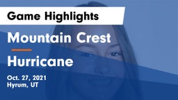 Mountain Crest  vs Hurricane  Game Highlights - Oct. 27, 2021
