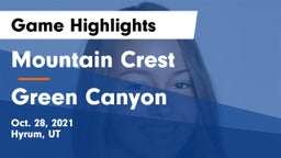 Mountain Crest  vs Green Canyon  Game Highlights - Oct. 28, 2021