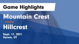 Mountain Crest  vs Hillcrest   Game Highlights - Sept. 11, 2021