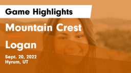 Mountain Crest  vs Logan  Game Highlights - Sept. 20, 2022